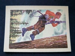 1956 Gum Inc. Adventure Card # 74 In the Great Northwest (EX)