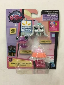LITTLEST PET SHOP LPS MASCOTAS EN LA CIUDAD #337 & #338 RANA CONEJITO CONEJO - Imagen 1 de 5