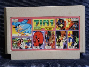 Sonic Prince x7- Famiclone Famicom Pegasus Dendy 60 pin Nes 8 bit Game Cartridge - Picture 1 of 4