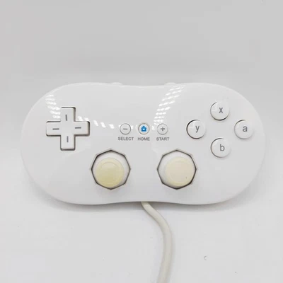 CONTROLLER Classic Joypad per Nintendo WII Bianco Originale in BUONE CONDIZIONI - Immagine 1 di 4