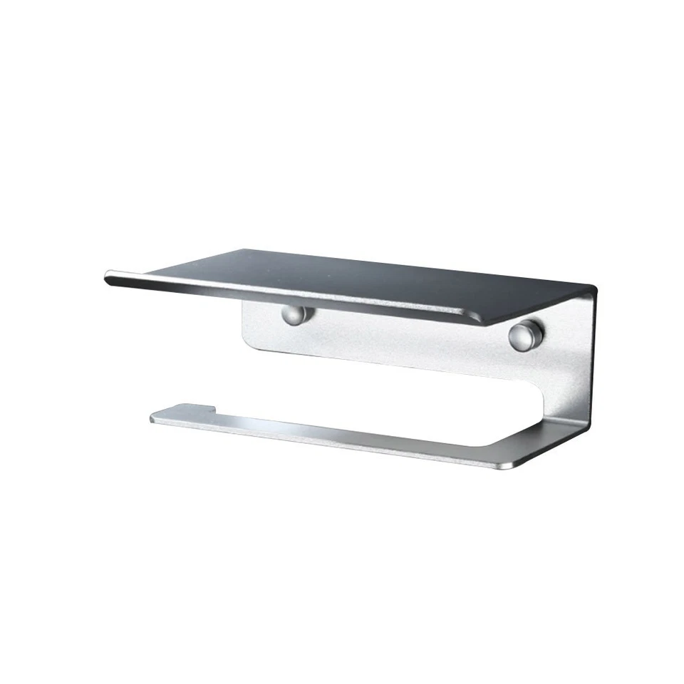 Porta Rotolo Da Cucina Carta Igienica Supporto Per La Mensola Di - Immagine 1 di 4