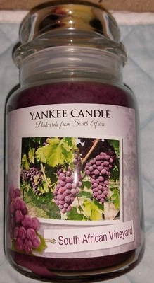 South African Vineyard Yankee Candle Large Jar VHTF Purple 110-150 Hours RETIRED - Image 1 of 4