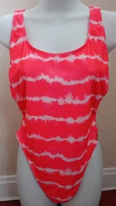 Ladies Superdry pink Tie Dye one-piece swim costume Uk 14 Beach/holiday/Swimming - Picture 1 of 21