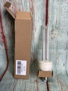 1 UV Light Bulb with Ozone 25 Watt UVC Bulb 185nm/254nm E26 2 Count - Picture 1 of 5