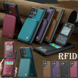 Funda tipo billetera para Samsung S25 S24 FE S23 S22 Ultra Plus A55 A56 cubierta magnética abatible - Imagen 1 de 59
