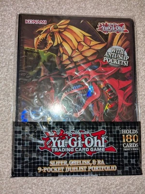 YUGIOH! 9-POCKET DUELIST PORTFOLIO  |  CARD STORAGE  |  FOLDER ALBUM BINDER GODS - Image 1 of 2