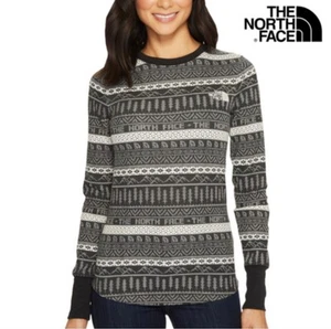 The North Face Damen S/P Thermo Waffelstrick Holiday Spell Out Nordic Top MÄNGEL - Bild 1 von 12
