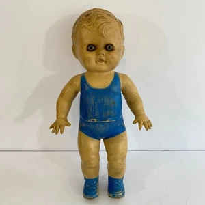 Muñeca de colección Sun Rubber Co Tod-L-Tim Boy Squeaky - Imagen 1 de 6