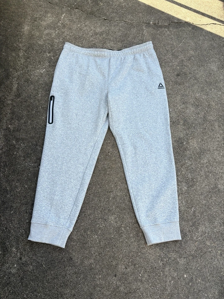 Joggers slim Reebok NOVO EM FOLHA - Cinza - Tamanho [XXL] - Imagem 1 de 4