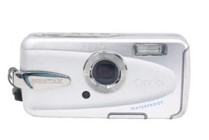 Pentax Optio W30 7.1 MPG Digital Camera Silver Working *No battery/Charger* - Picture 1 of 10