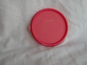 TUPPERWARE REDONDO 4 1/4" "A" TAPA SELLO # 5227 o 215 CORAL Rojo, Rosa - Imagen 1 de 4