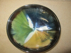 Vintage Ireland Rossa  Mid Century Modern  Art Pottery Studio  Bowl  6 5/8 " - Picture 1 of 8