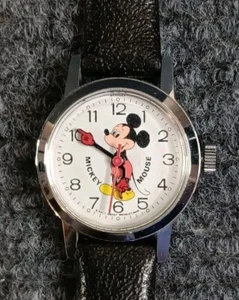 Orologio Bradley Topolino vintage anni 70 lancette si muovono liberamente. Ha bisogno di batteria - Foto 1 di 10