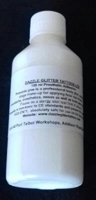 DAZZLE GLITTER TATTOOS 100 ml colla corpo Pros-aide adesivo per protesi tatuaggio glitter FX PAX