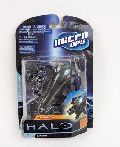 McFarlane Toys Halo Micro Ops Series 1 Banshee & Elites NEW ~ Box Not Mint Cover