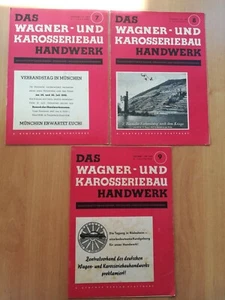 DAS WAGNER und KAROSSERIEBAU HANDWERK / hefte 7 , 8 , 9 / 1949 - Picture 1 of 6
