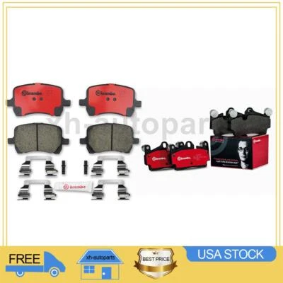 Fits 2008 2009 2010 2011 2012 Chevrolet Malibu 2X Front Rear Brake Pads - Image 1 of 4