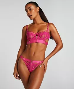 HKM Private Collection Sable String Tanga in Pink Größe L / Neu - Bild 1 von 5