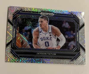 Prizm Draft Picks 2023-24 Jayson Tatum Variation Silver Mojo /25 Duke Boston