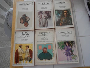 shakespeare (6) folger library wash sq. pocket books paperbacks very good - Imagen 1 de 12