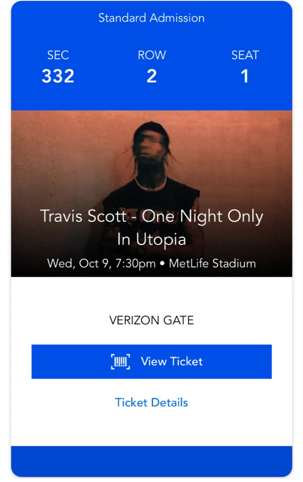 travis scott concert - Image 1 of 1