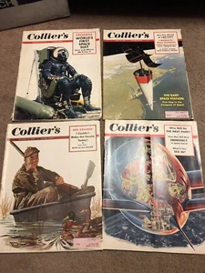 Colliers Man Will Conquer Space complete set 8 magazines Wernher von Braun - Imagen 1 de 2