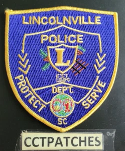 LINCOLNVILLE, SOUTH CAROLINA POLICE SHOULDER PATCH SC - Picture 1 of 2