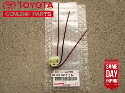 FITS: 05 - 15 TOYOTA TACOMA HEADLIGHT PIGTAIL CONNECTOR OEM BRAND NEW Foto 1 de 4