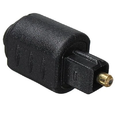 Optical 3.5mm Female Mini Jack Plug To Digital Toslink Male Audio Adapter - Image 1 of 2