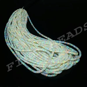 Opal Beads Real Fire Stone Gemstone beaded Necklace Jewelry Gift For Her Np-218 - Imagen 1 de 6