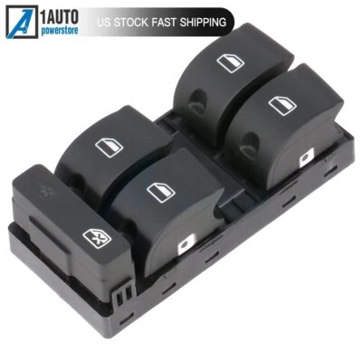 Interruptor de ventana eléctrica para Audi A4 Quattro S4 2002-2008 2,0 L 3,2 L 4,2 L 8Z09598515PR Foto 1 de 4