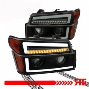 For Colorado Canyon 04-12 Projector Headlight +LED Sequential Turn Signal Smoked - Picture 1 of 6