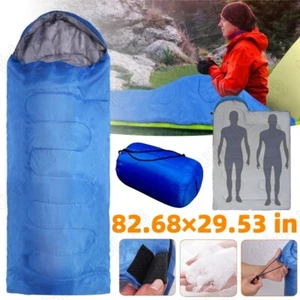 Thick Adult Cold Weather Warm Sleeping Bag For Big & Tall Waterproof Winter Bag - Picture 1 of 13