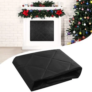 Magnetic Fireplace Blanket Fireplace Blocker Blanket Stops Overnight Heat Loss - Picture 1 of 7