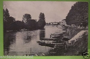 CARTE POSTALE DÉPARTEMENT 95 - PONTOISE OISE QUAI DU POTHUIS - VAL-D'OISE - CPA - Picture 1 of 2