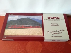✅Bemo H0m/H0e Rhb 7243 121 Be 4/4 511 + B 2416 + ADBt 1716 Chur Set - DIGITAL - Imagen 1 de 11