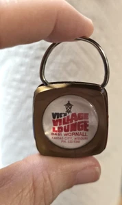 Vintage VIC'S VILLAGE LOUNGE KEYCHAIN 8431 WORNALL KANSAS CITY, MO. - Picture 1 of 5