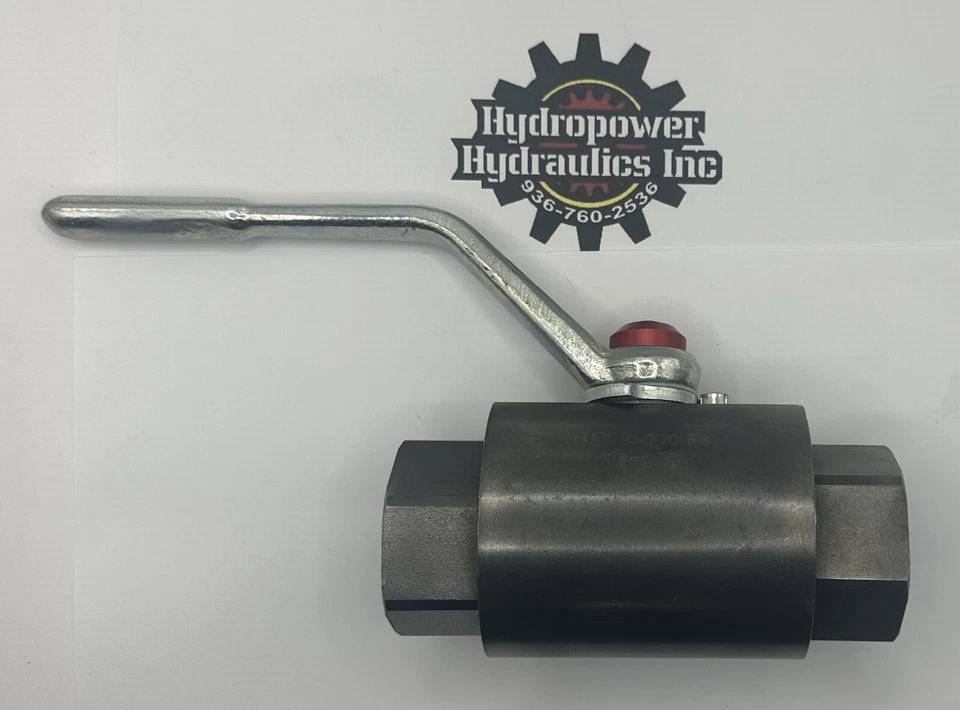 BVHH1000N1111, DMIC, Hydraulic Ball Valve,  1" NPT, 10,000 PSI - Image 1 of 1