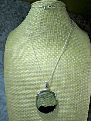 Kenneth Cole KC Esmalte Colgante Collar Artesanal 30" Plateado Serpiente/S Foto 1 de 4