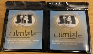 2 Sets of SIT Strings UK110S Soprano/Concert Ukulele Strings - Picture 1 of 1