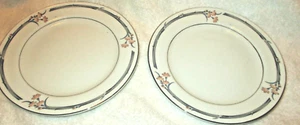 Vintage~Tabletops Unlimited~Carnation Pattern~Salad Plates~7 5/8"~2 qty.~1992 - Picture 1 of 10