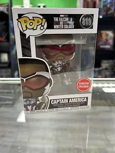 Funko Pop! #819 Captain America Marvel Falcon and the Winter Soldier Gamestop - Picture 1 of 6