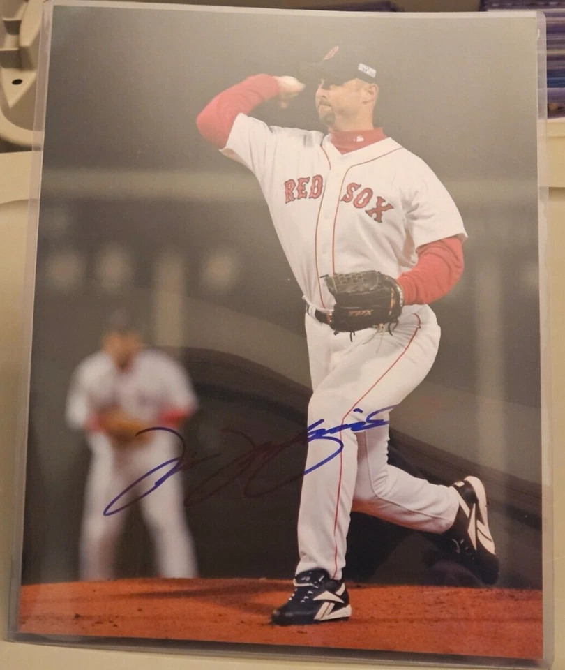 Тим Уэйкфилд с автографом 11x14 TPA гарантия Boston Red Sox - Изображение 1 из 1