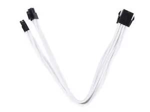 Silverstone PP07-EPS8W (White) 8pin to EPS 12V 8 Pin (4+4) Adapter Cable - Picture 1 of 2