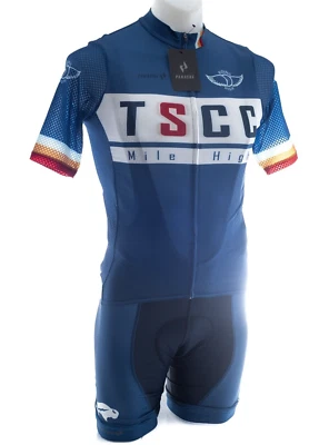 Panache TSCC Mile High Manga Corta Pro Air 2 Esbelto Babero Kit Hombres TALLAS Azul Carretera Foto 1 de 4