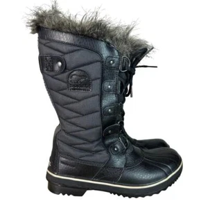 Botas Sorel para mujer 6,5 negras Tofino II forradas de piel sintética impermeables nieve al aire libre - Imagen 1 de 11