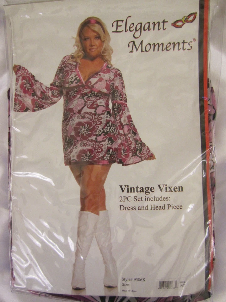 Disfraz Hippie Vixen Vintage Elegant Moments 9586 y 9586X 2 piezas también tallas grandes Foto 1 de 3