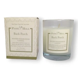 Park Hill Candles “Back Porch” Scented Candle 8 Oz. - Hand Poured in USA - New