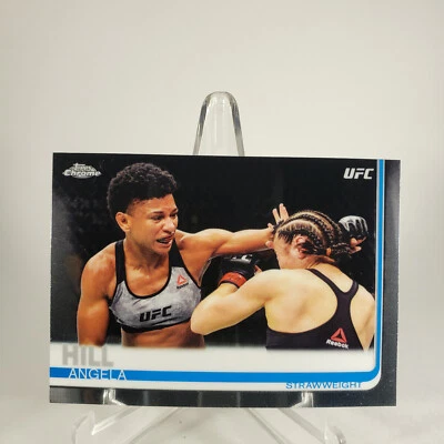 2019 Topps UFC Chrome MMA Base Set #72 Angela Hill Strawweight - Image 1 of 2