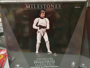 STAR WARS HAN SOLO STORMTROOPER 40TH ANNIVERSARY - MILESTONES STATUE DIAMOND - Imagen 1 de 1
